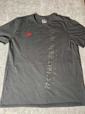 Nike Order Restored Japanese Graphic T-Shirt Black XL